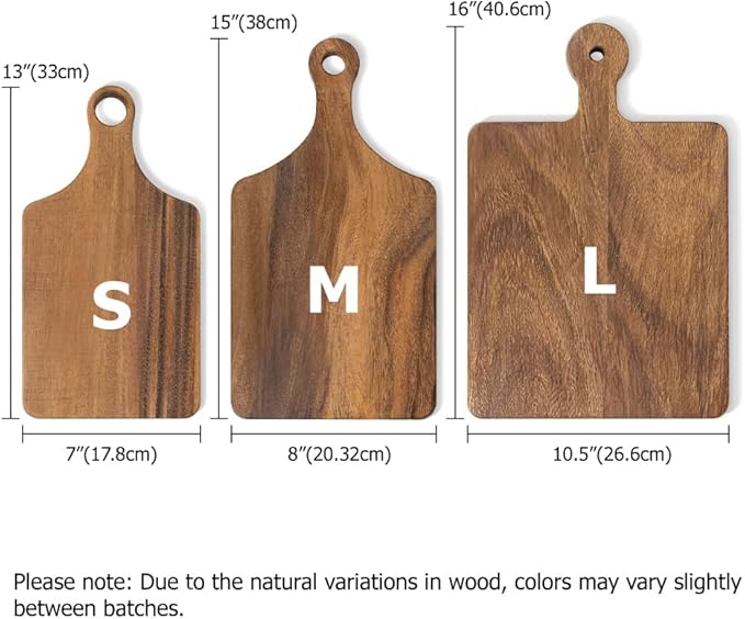 callie Personalized Cutting Board for Grandma, Mom, Wooden Chopping Board with Family Member Names, Mother's Day, Christmas, Birthday Gifts for Women (S, M, L)
