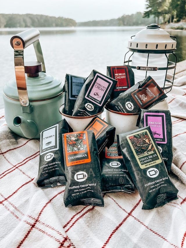 Coffee Beanery Sea Salt Caramel Flavored Coffee - 1.75oz Try-Me-Coffee-Sampler