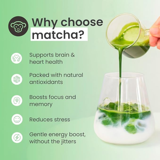 Matcha Green Tea Powder - 1.75 Ounces (50g) of Ceremonial Grade Japanese Matcha for Baking, Lattes and Smoothies - Regular