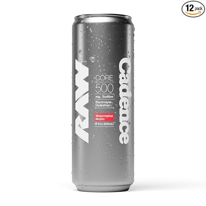 Cadence Electrolyte Drink - Watermelon Mojito Flavor, 355ml x 12 | Science-Backed Hydration | Zero Sugar, Zero Caffeine | Vegan, Keto & Paleo Friendly | Sodium, Potassium & Magnesium for Performance & Recovery