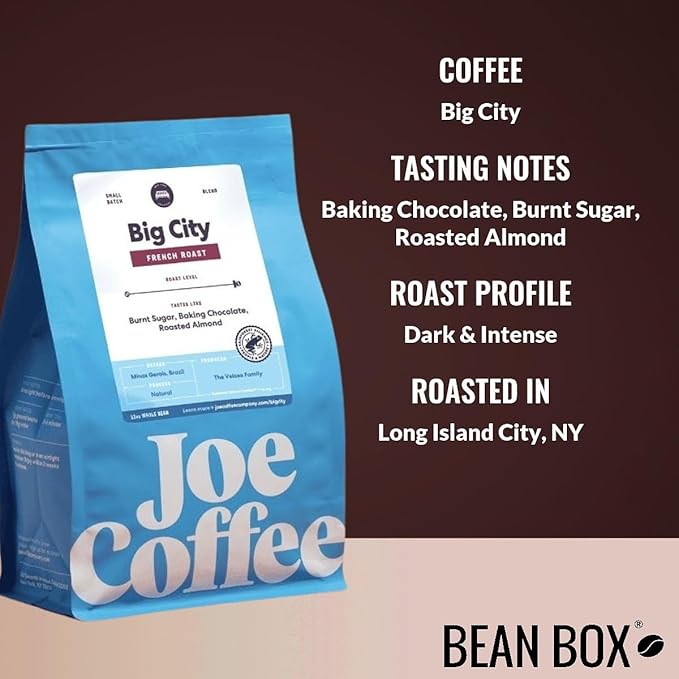 Big City - Roasted by Joe Coffee Company - Whole Bean Coffee - 12 Ounce Bag