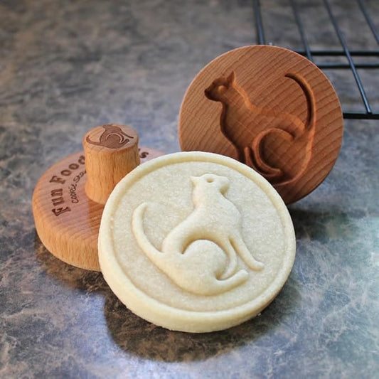 Wood Cookie Stamp, 2.5 Inch (Cat CS-069)