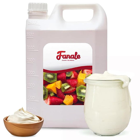 Fanale Premium Flavoring Concentrated Syrup for Bubble Tea 11 lb | Yogurt Flavor Syrup | for Boba Tea, Smoothies, Slushes, Desserts | 11lb | SRP180