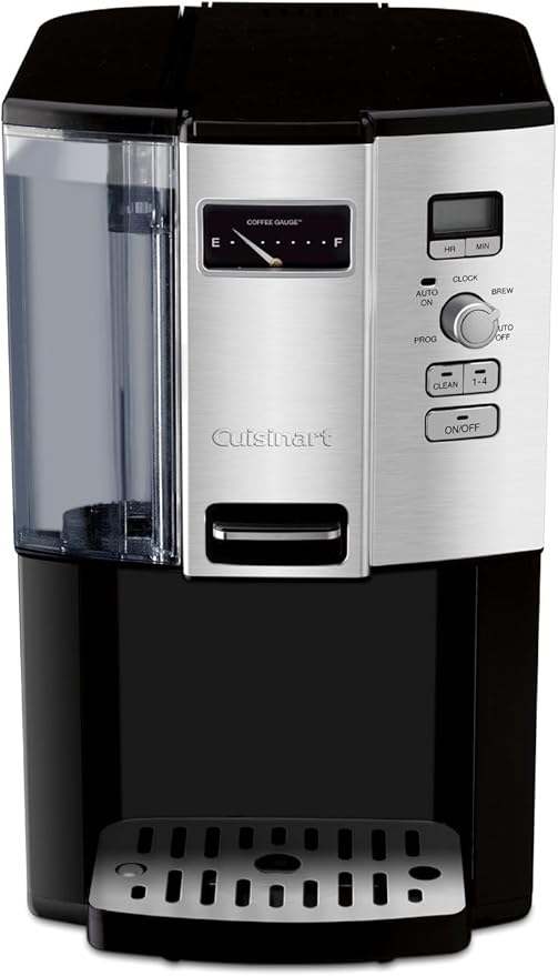 Cuisinart Coffee Maker, 12 Cup Programmable Drip, DCC-3000P1, Black & GTF-B Gold Tone Coffee Filter, Basket, Burr Mill