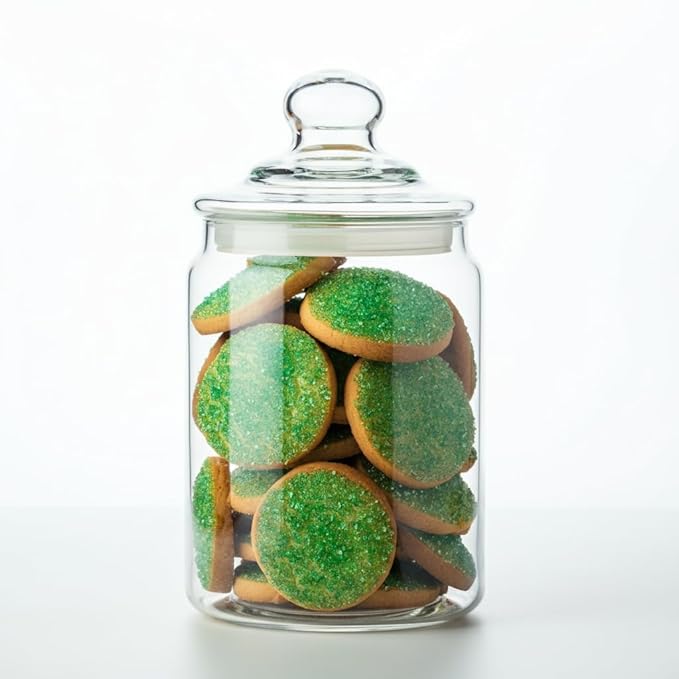 Bakerpan Green Sanding Sugar for Baking & Cookie Decorating - 5 Ounce Edible Green Sugar Sprinkles for Cookies, Cakes, Cocktails (Made In USA)