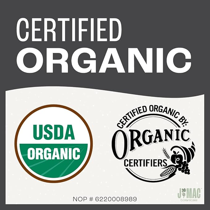 J MAC BOTANICALS, Organic Lavender Flower (4 oz), Dried Lavender Flowers, Buds, Manufactured in The USA