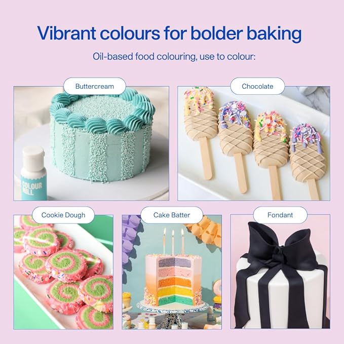 Colour Mill Oil-Based Food Coloring, 20 Milliliters Coral