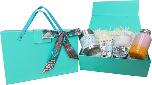 Joyscoop Large Gift Box 2 Pack 13 x 9 x 4.3 inch with Magnetic Lids, Luxury Gift Box for Mother's Day, Birthday, Weddings, Baby Showers, and More