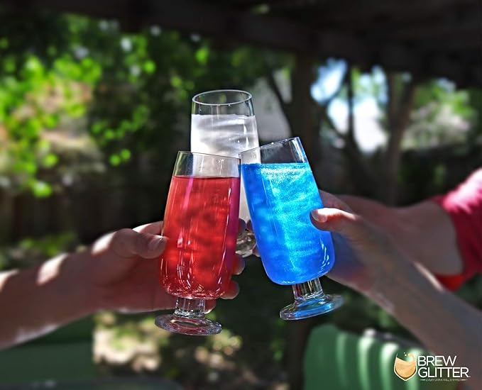 Light Purple BREW GLITTER Edible Glitter For Drinks, Cocktails, Beer, Garnish Glitter & Beverages | KOSHER & HALAL Certified | 100% Edible & Food Grade | Vegan, Gluten, Nut Free (50g, Light Purple)