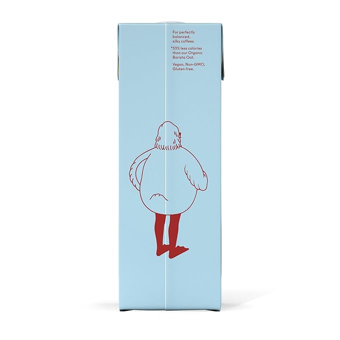 Minor Figures - Light Oat Milk - Barista Standard - 32 Oz - 6 Pack - Non-GMO - Plant-Based - Vegan - Dairy Free - Shelf Stable - Unsweetened