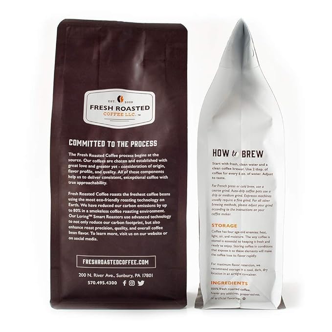 Fresh Roasted Coffee, Organic Dark Mexican | Mold & Myco 3rd Party Tested, USDA Organic, Kosher | Dark Roast 2 lb (32 oz) Ground
