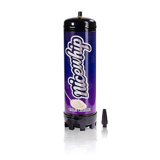 2.2L Cream Chargers 1Pack- Professional Nitrous Oxide (N2O) Charger Canister， for Whipping Cream, Desserts, Culinary Foams - Food Grade, Easy Use, High Yield