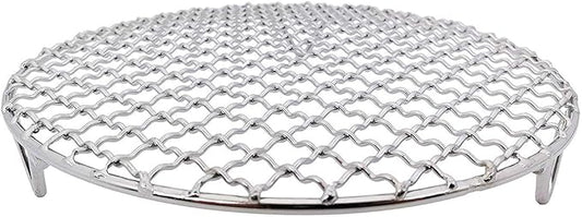 Versatile Round 304 Stainless Steel Cooling Rack Baking,Heat Resistant Rust Proof Sturdy Durable Dia 10.4"