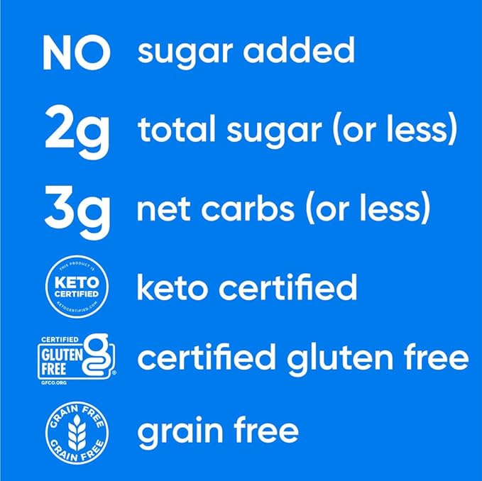 NuTrail Nut Granola, Variety Pack, No Sugar Added, Gluten Free, Grain Free, Keto, Low Carb, Healthy Breakfast Cereal 8 oz. 6 Count