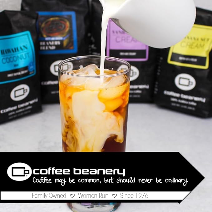 Cinnamon Bun Flavored Coffee, Specialty Arabica Coffee, Medium Roast, 12 ounce, Automatic Drip (Ground)