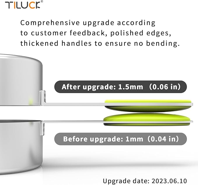 TILUCK Measuring Cups and Spoons Set, Stainless Steel, Kitchen Utensils for Cooking and Baking (12, Colorful)