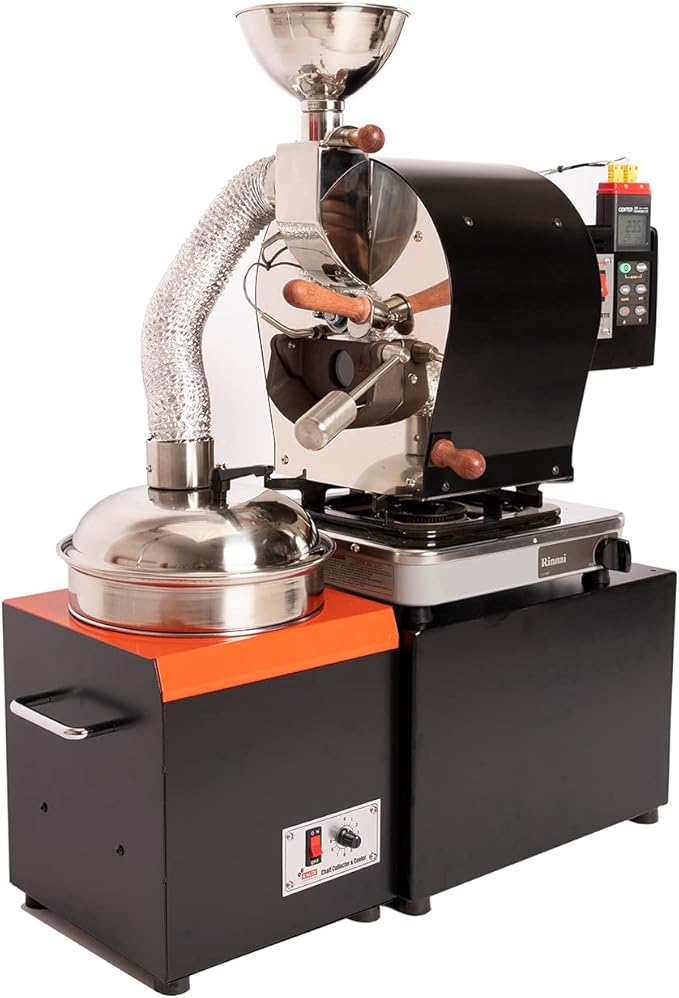 KALDI Fortis Coffee Roaster (Direct Flame Type, Dual Data Logger Thermometer)
