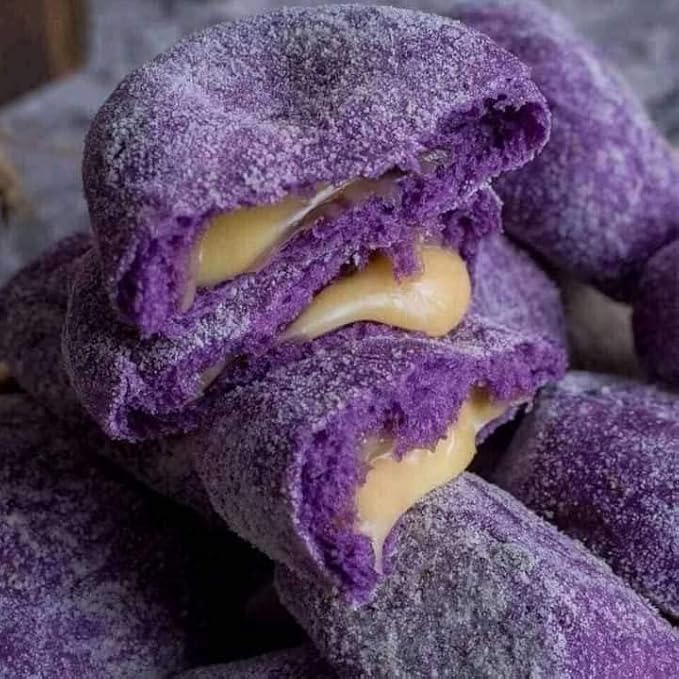 Orgnisulmte Original Purple Sweet Potato Powder 100% Pure Natural Premium Purple Yam Powder for Food Coloring No GMO Vegan Friendly 5.64Oz(160g)