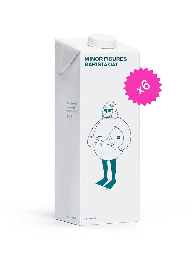 Minor Figures - Oat Milk - Standard - Barista Standard - 32 Oz - 1 Pack - Non Gmo - Plant Based - Vegan - Dairy Free - Shelf Stable - Unsweetened