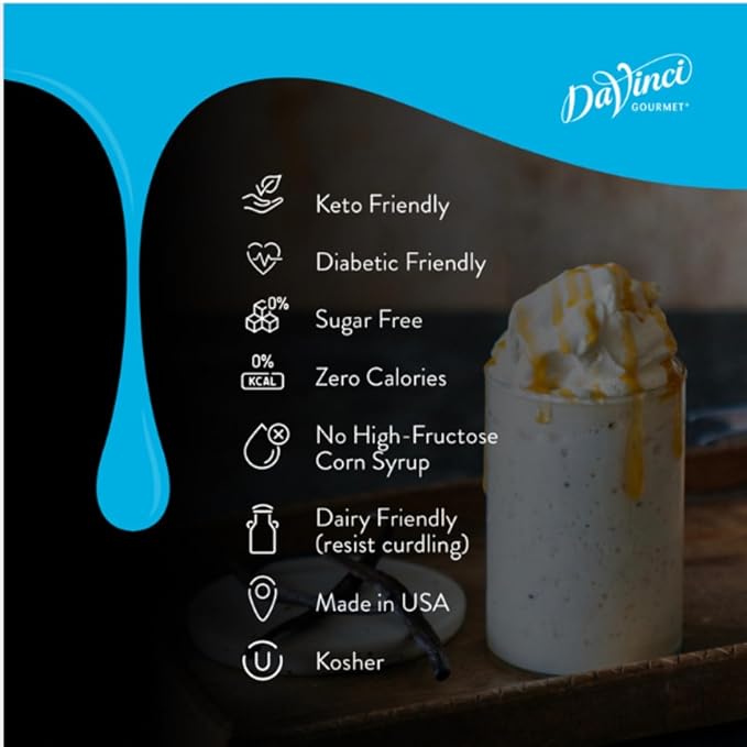 DaVinci Gourmet Sugar-Free Peppermint Syrup, 25.4 Fluid Ounces (Pack of 2)