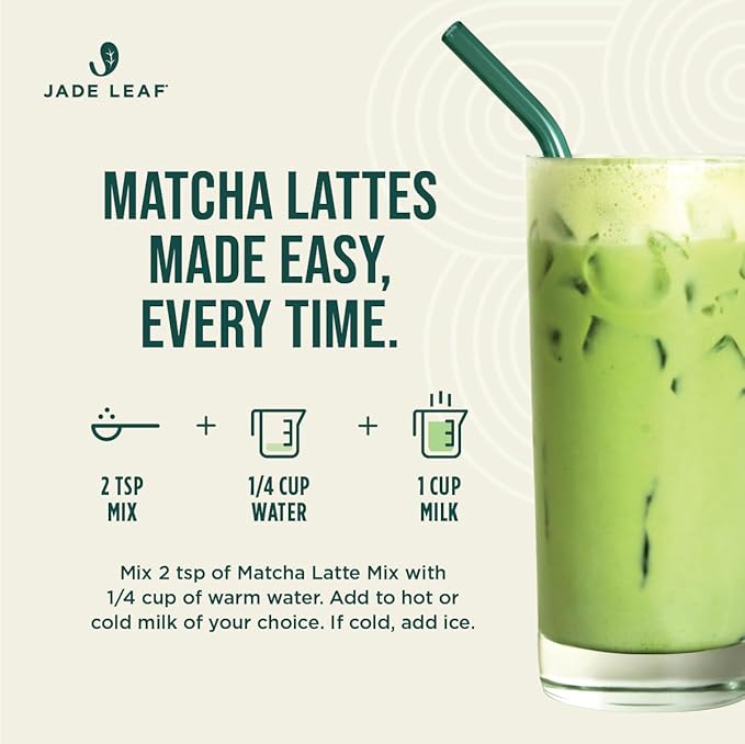Jade Leaf Matcha Organic Premium Ceremonial Grade Matcha Green Tea Powder - Japanese - Culinary, Ingredient, Ceremonial Barista Teahouse, Latte, Collagen, 0.35 Ounce (Pack of 10), Matcha Latte