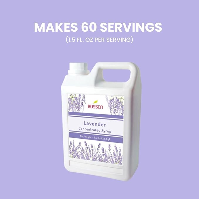 Bossen Concentrated Syrup_5.5 lb (Lavender)