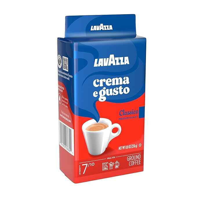 Lavazza 2 Pack Crema E Gusto Ground Coffee 8.8oz/250g Each