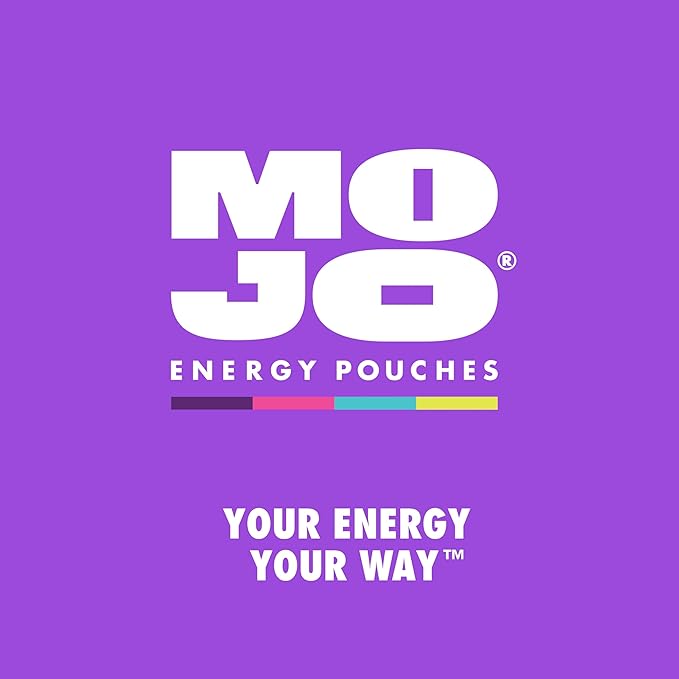 MOJO Energy Pouches, Tropical Punch Flavor, 50 mg per Caffeine Pouch, 15 Pouches, 5-Pack