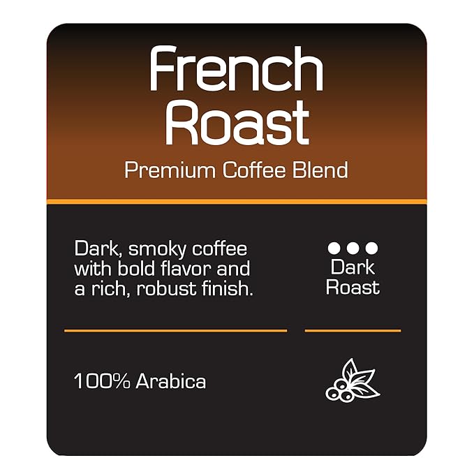 Roast Ridge Single Serve Coffee Pods for Keurig K-Cup Brewers, French Roast, 60 Count