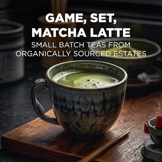 Maud's Matcha Latte Pods, 32 ct, Recyclable Single Serve Tea Pods - Compatible with Keurig K Cups Maker