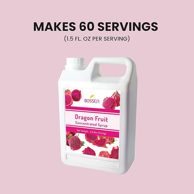 Bossen Concentrated Syrup_5.5 lb (Dragon Fruit)