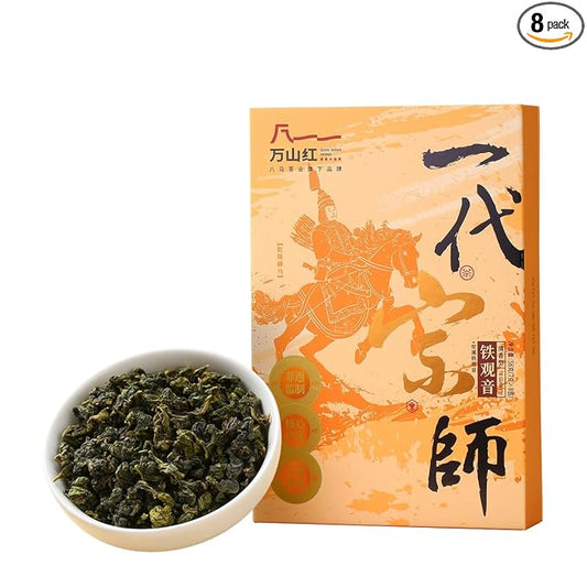 BAMATEA Tieguanyin Oolong Tea Loose Leaf Chinese Loose Leaf Oolong Tea Tie Guan Yin Tea Iron Goddess Oolong Tea from Anxi High Mountain 66g
