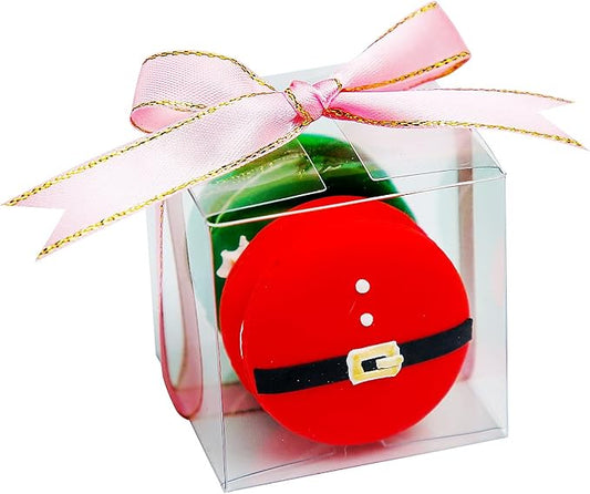 100Pack 2" x 2" x 2" Clear Macaron Boxes Chocolate Truffle Boxes Strawberries Boxes Small Gift Boxes for Christmas Valentine's Mother's Day