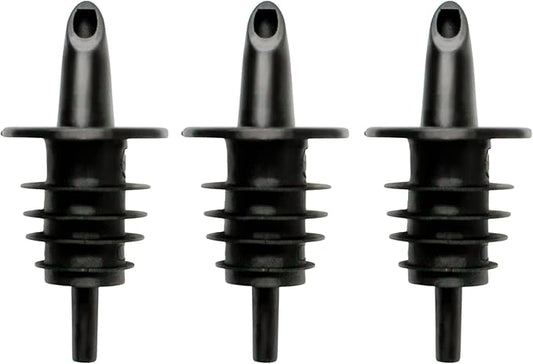 Hawaiian Shaved Ice Syrup Precise Control Bottle Pourers - Professional Pour Spouts for Snow Cone & Drink Flavors (3-Pack)