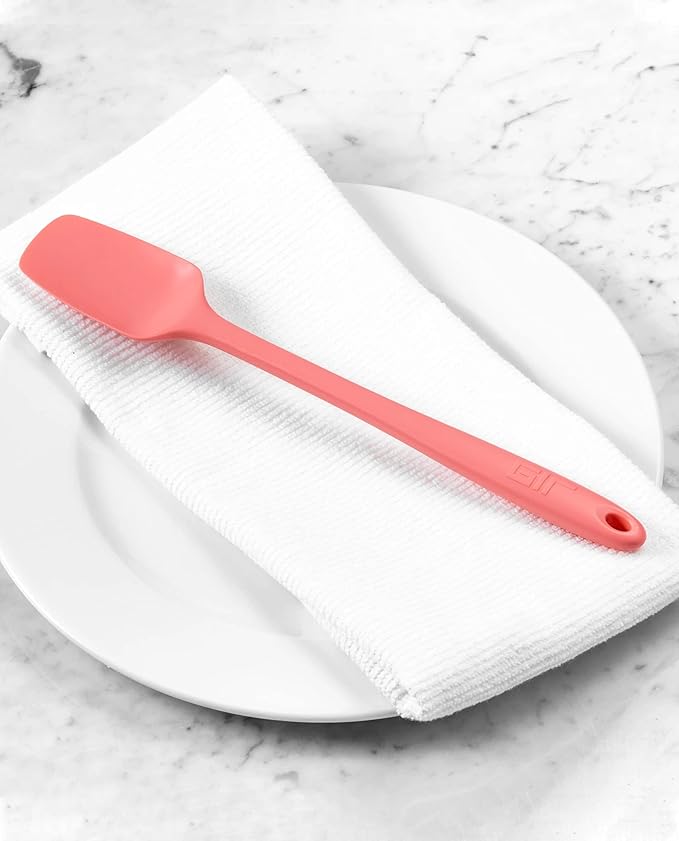 GIR: Get It Right Silicone Spatula Spoonula - 11-Inch Black - Heat-Resistant to 425°F & Flexible Edge for Scraping & Scooping - Dishwasher Safe & Nonstick Cookware Friendly