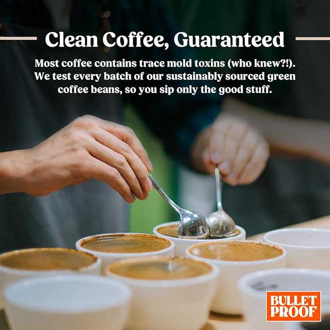 Bulletproof Original Medium-Roast Single-Serve Coffee Pods, 24 Count, 100% Arabica Beans, Clean Coffee Tested for Toxins, Packaging May Vary