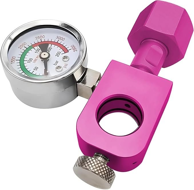 Co2 Refill Adapter for Soda Terra Makers,Quick Fill Kit for Pink Cylinders,Co2 Exchange Carbonator Fill Station Compatible with DUO Terra Art Soda Machine