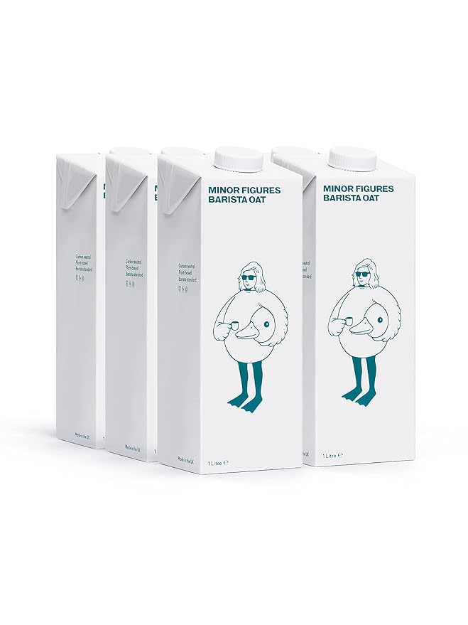 Minor Figures - Oat Milk - Standard - Barista Standard - 32 Oz - 1 Pack - Non Gmo - Plant Based - Vegan - Dairy Free - Shelf Stable - Unsweetened