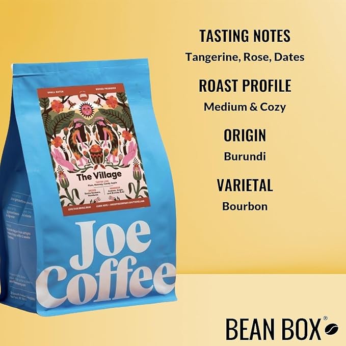 The Village - Roasted by Joe Coffee Company - Whole Bean Coffee - 12 Ounce Bag