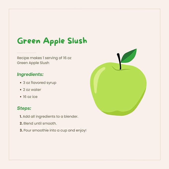 Bossen Concentrated Syrup_5.5 lb (Green Apple)