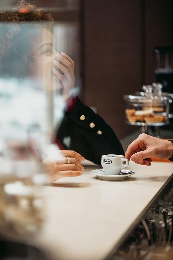 Bristot Rainforest Alliance Certified Coffee Beans – Medium Roast Italian Espresso – Whole Bean – 2.2 lb (1kg)