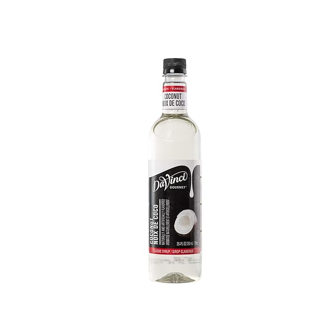 DaVinci Gourmet Classic Coconut Syrup, 25.4 Fluid Ounces (Pack of 4)