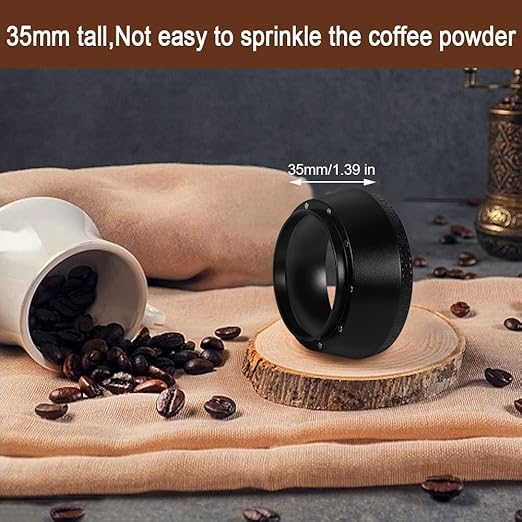Magnetic Dosing Funnel, 51mm Espresso Dosing Funnel Aluminous Alloy Compatible with Breville 51mm Bottomless Portafilter