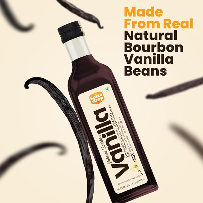 Pure Madagascar Vanilla Extract – Alcohol-Free, 3.38 Oz – 100% Natural, Rich & Aromatic – Perfect for Baking, Desserts, Milkshakes & Ice Cream – Superior to Vanilla Essence