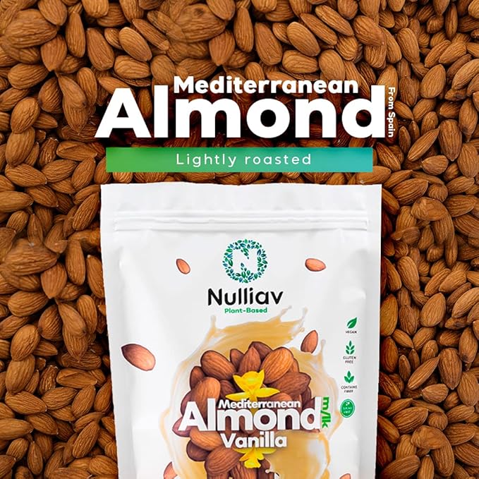 NULLIAV | Mediterranean Almond Vanilla Milk Powder 7.75 Oz.