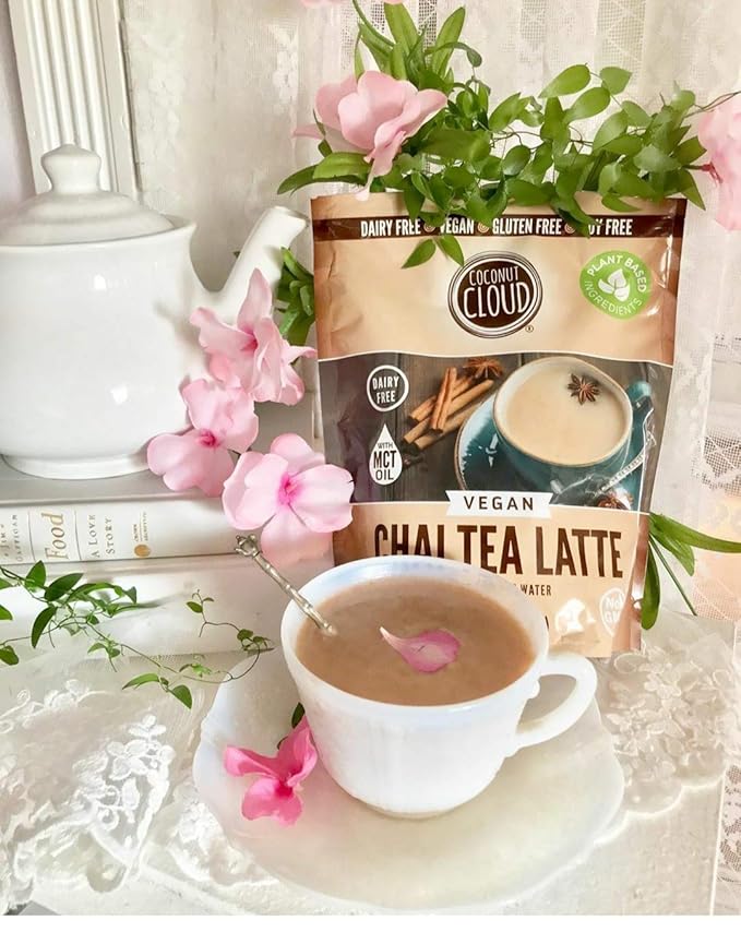Coconut Cloud: Vegan Spiced Chai Tea Latte | Creamy, Delicious & Easy Dairy Free Alternative. Made in Colorado (Lightly Sweetened, Gluten Free, Soy Free), 16 oz