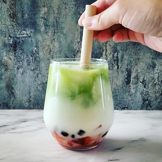YUMBUCHA Boba Kit Set - DIY Tea Making Kit With White Peach Oolong & Tapioca Pearls - Create 10 Delightful Drinks - Exquisite Loose Leaf Teabags Included - Gift Set for Tea Lovers