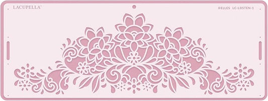 Long Border Cake Stencil, 4" x 12.75" (Belles)