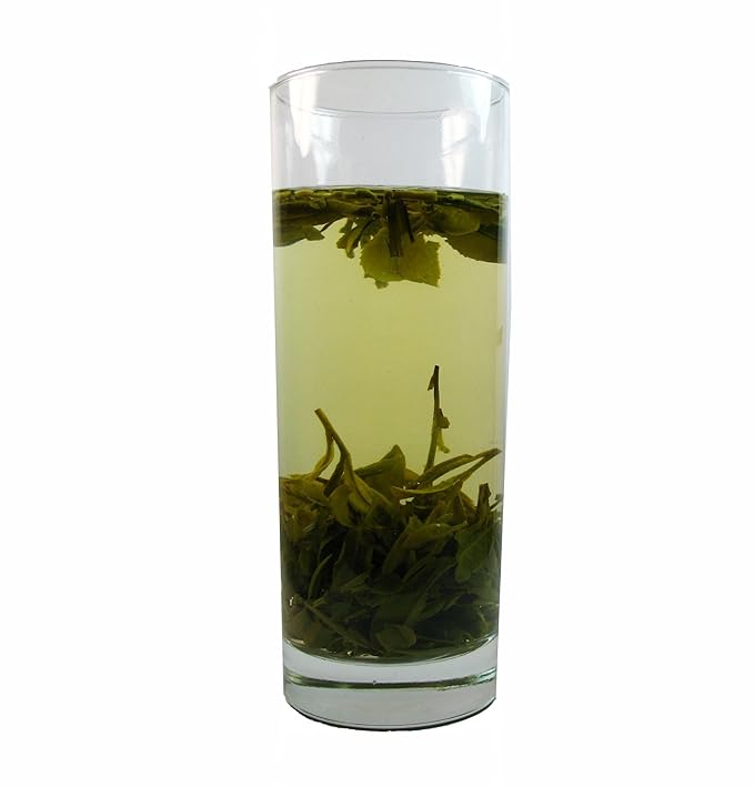 Organic Dragon Well, a classic Chinese Green tea distinguished by its color, shape and taste- 1 lb Bag.