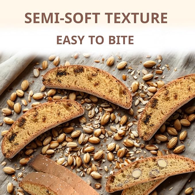 Italian Semi-Soft Fig Biscotti | Made in Tuscany, Italy | Stildolce Traditional Authentic Biscuits, Pack of 2